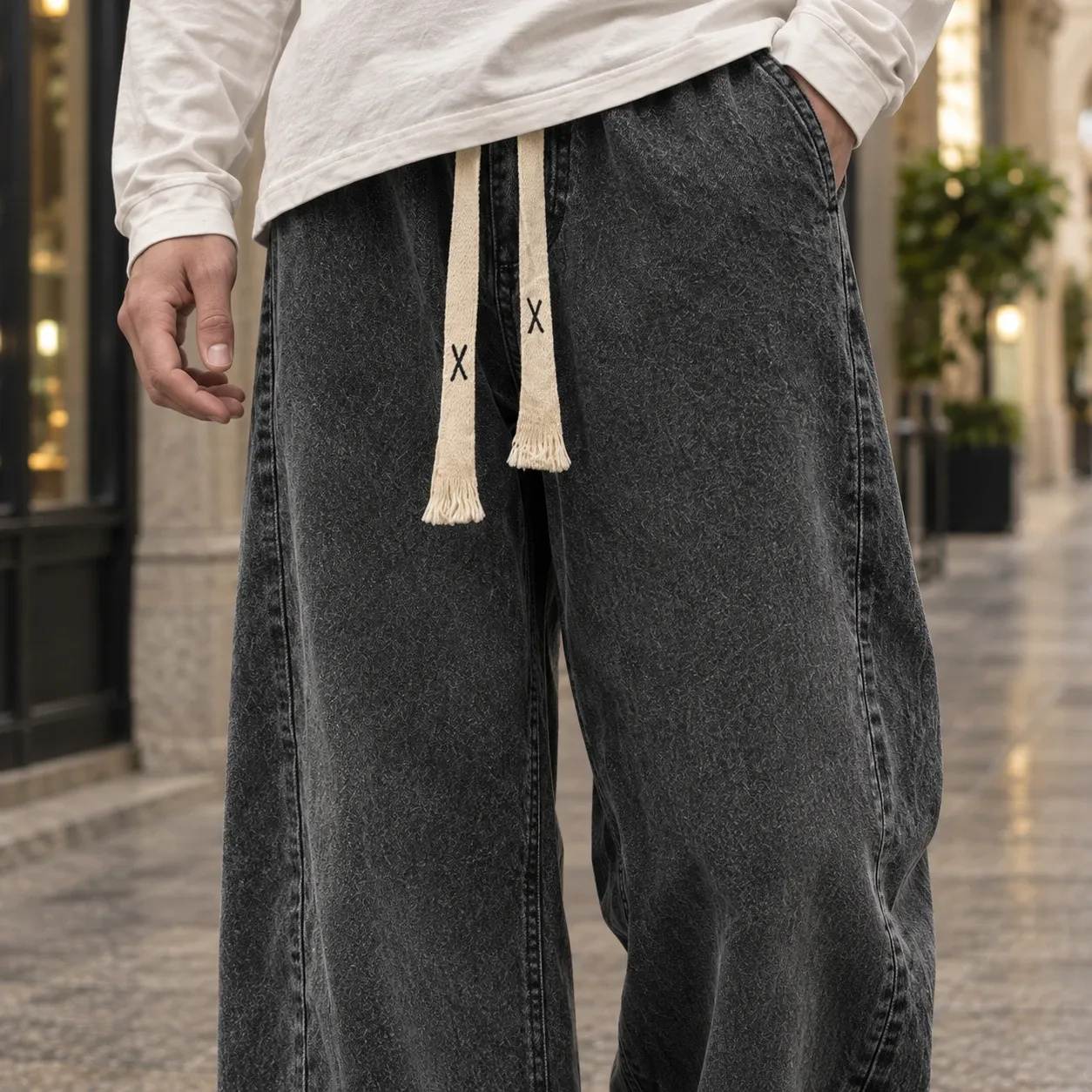 Marcus-Hayes Wide Leg Jeans — source gallery photograph 2