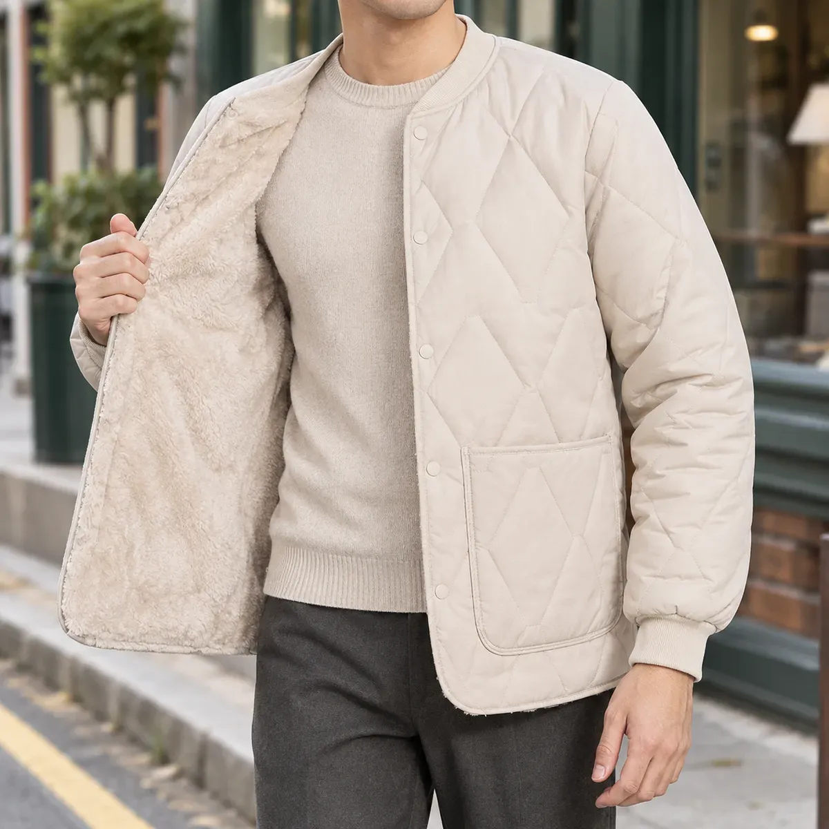 Reuben Quilted Jacket — gallery photograph 1