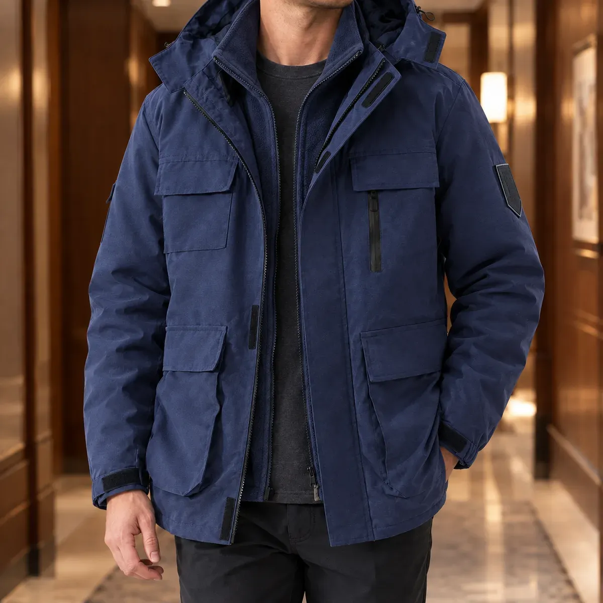 Peregrine Utility Jacket in Blue
