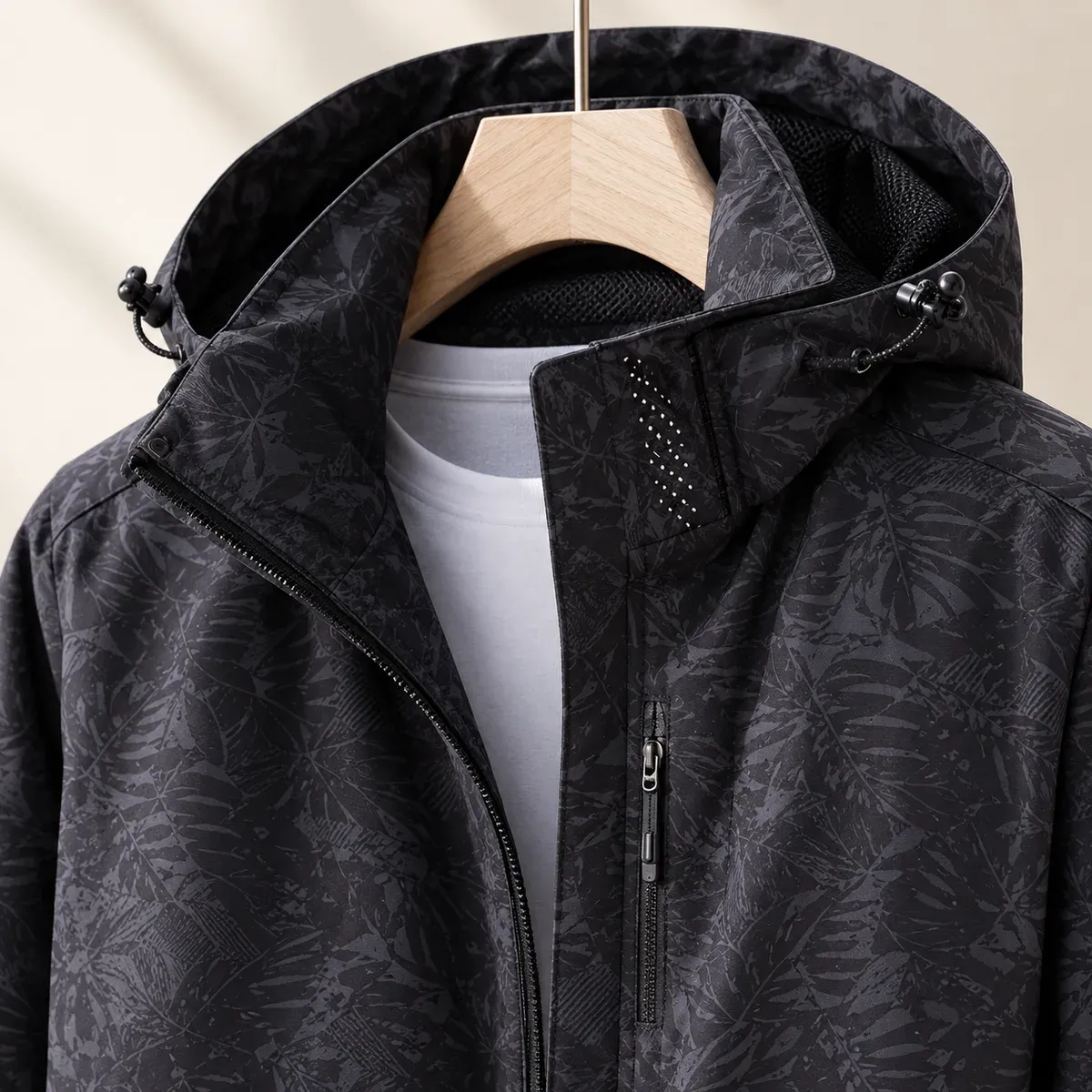Valeria-Grace Hooded Jacket — detail