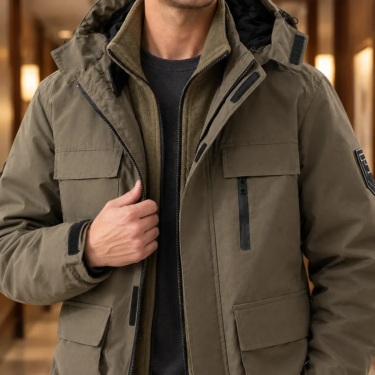Peregrine Utility Jacket — detail