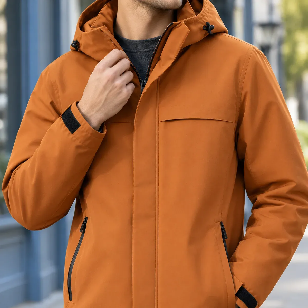 Casimir Hooded Jacket — detail