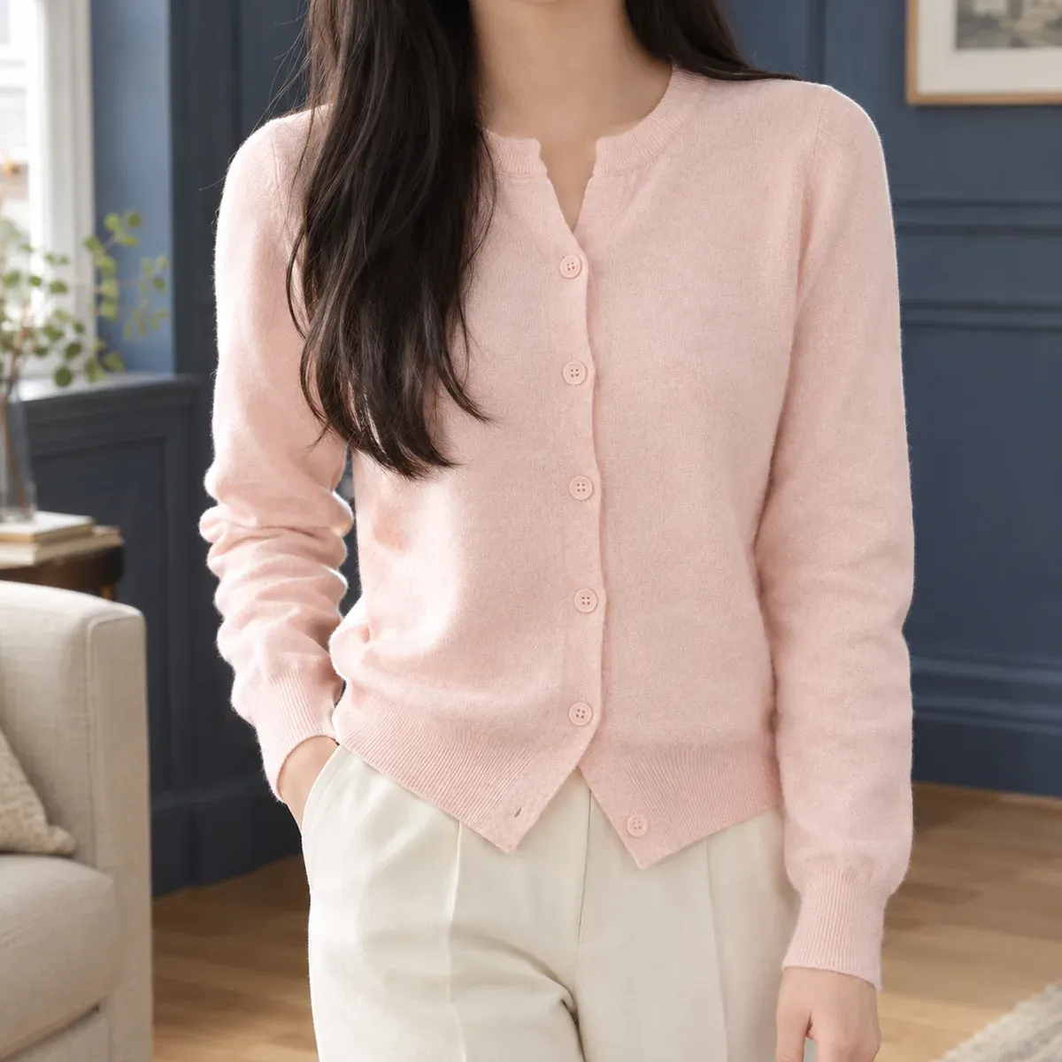 Alice Round Neck Sweater — gallery photograph 1