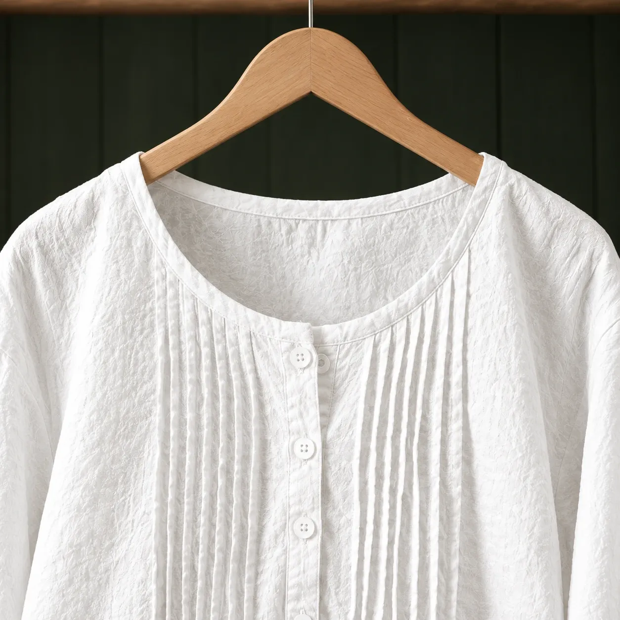 Delia-Rose Pintuck Blouse — source gallery photograph 2